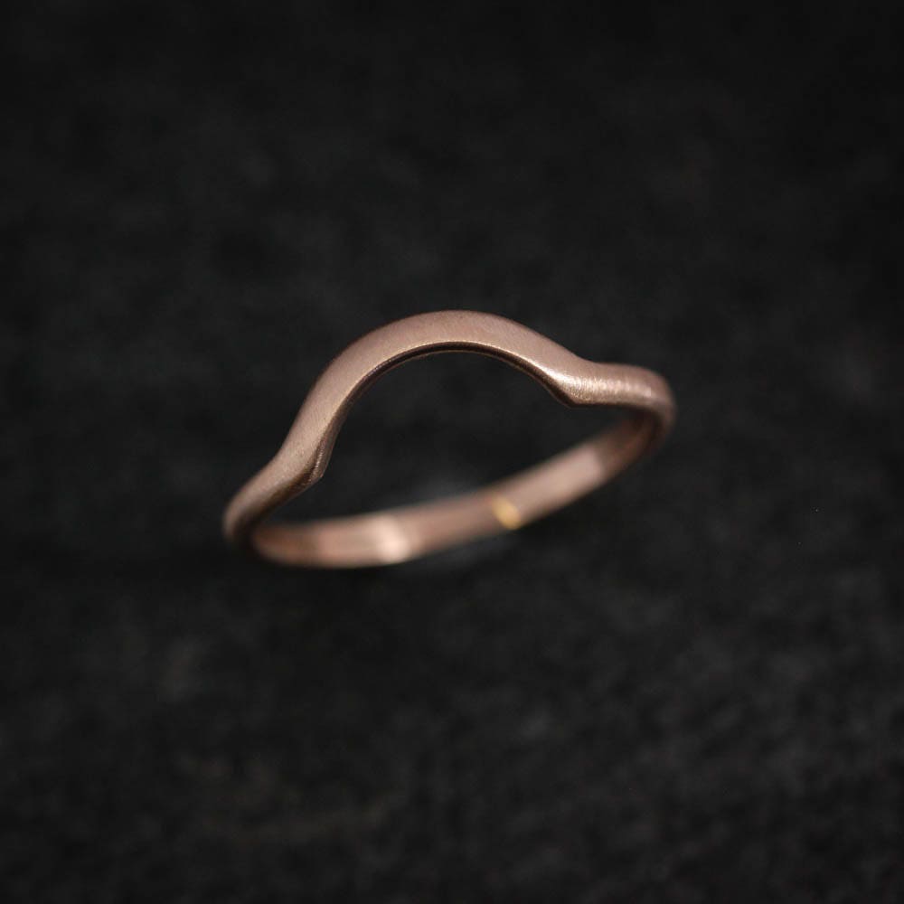 14k Palladium White Gold Wrap Band Ring - Madelynn Cassin Designs