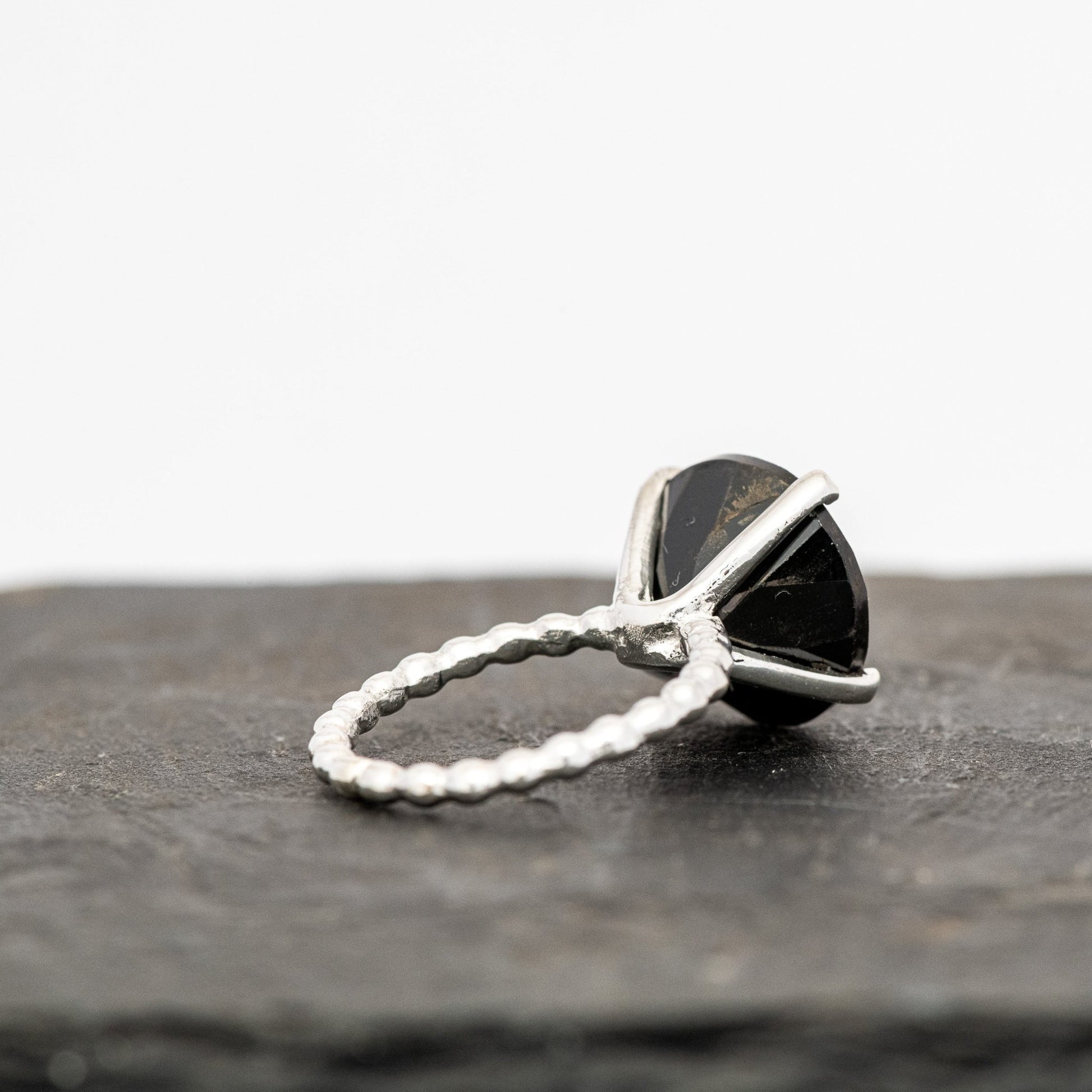 Black Spinel Ring - Madelynn Cassin Designs