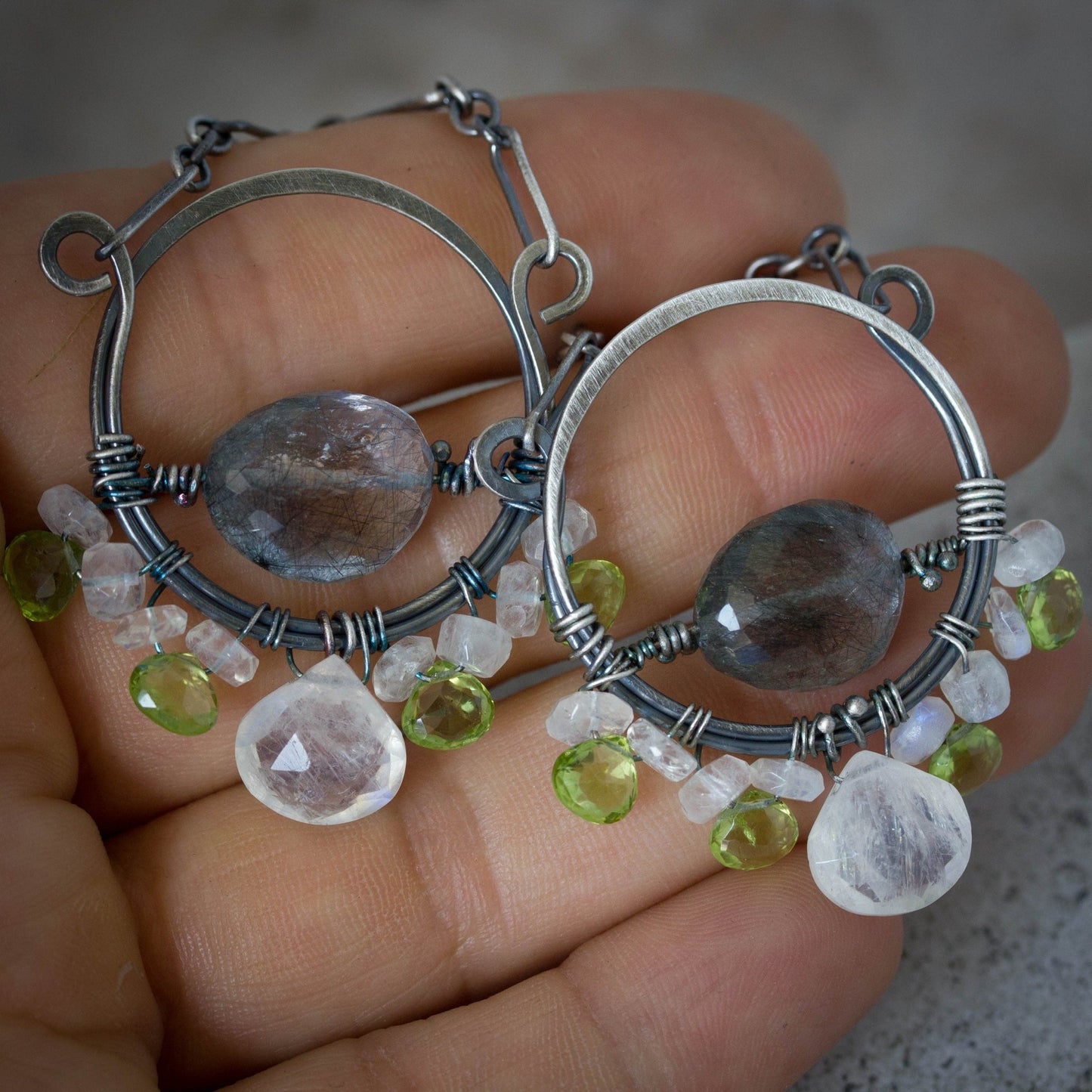 Boho Chandelier Earrings - Madelynn Cassin Designs