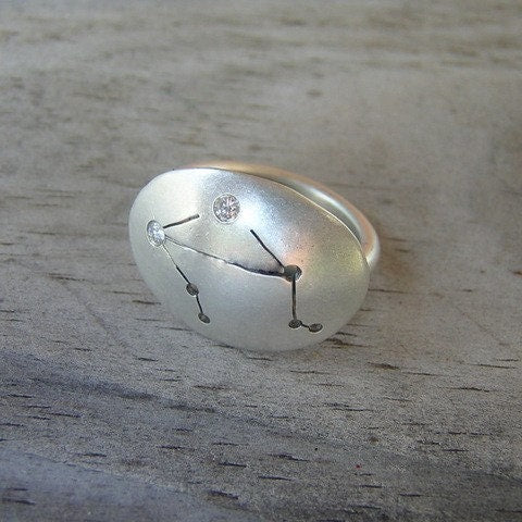 Libra Zodiac Ring - Madelynn Cassin Designs