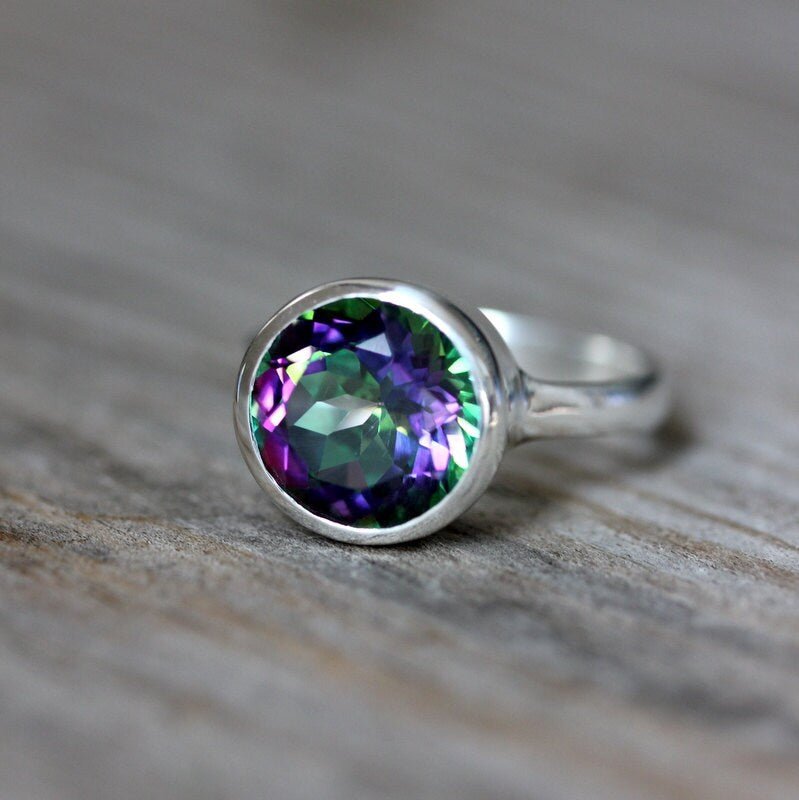 Mystic Topaz Ring in Sterling Silver - Madelynn Cassin Designs