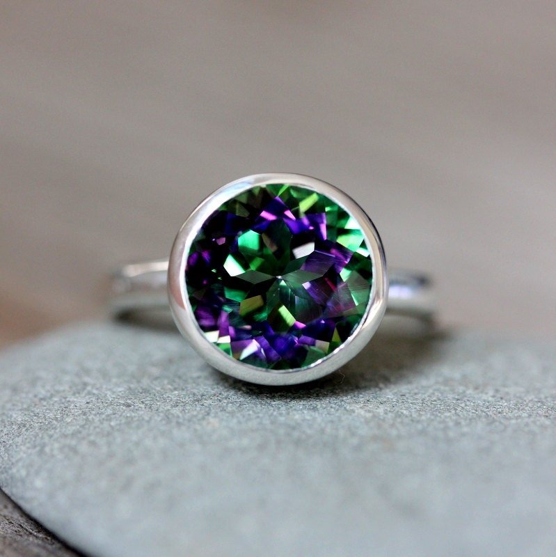 Mystic Topaz Ring in Sterling Silver - Madelynn Cassin Designs