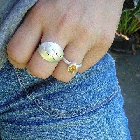 Virgo Constellation Ring - Madelynn Cassin Designs
