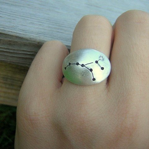 Virgo Constellation Ring - Madelynn Cassin Designs