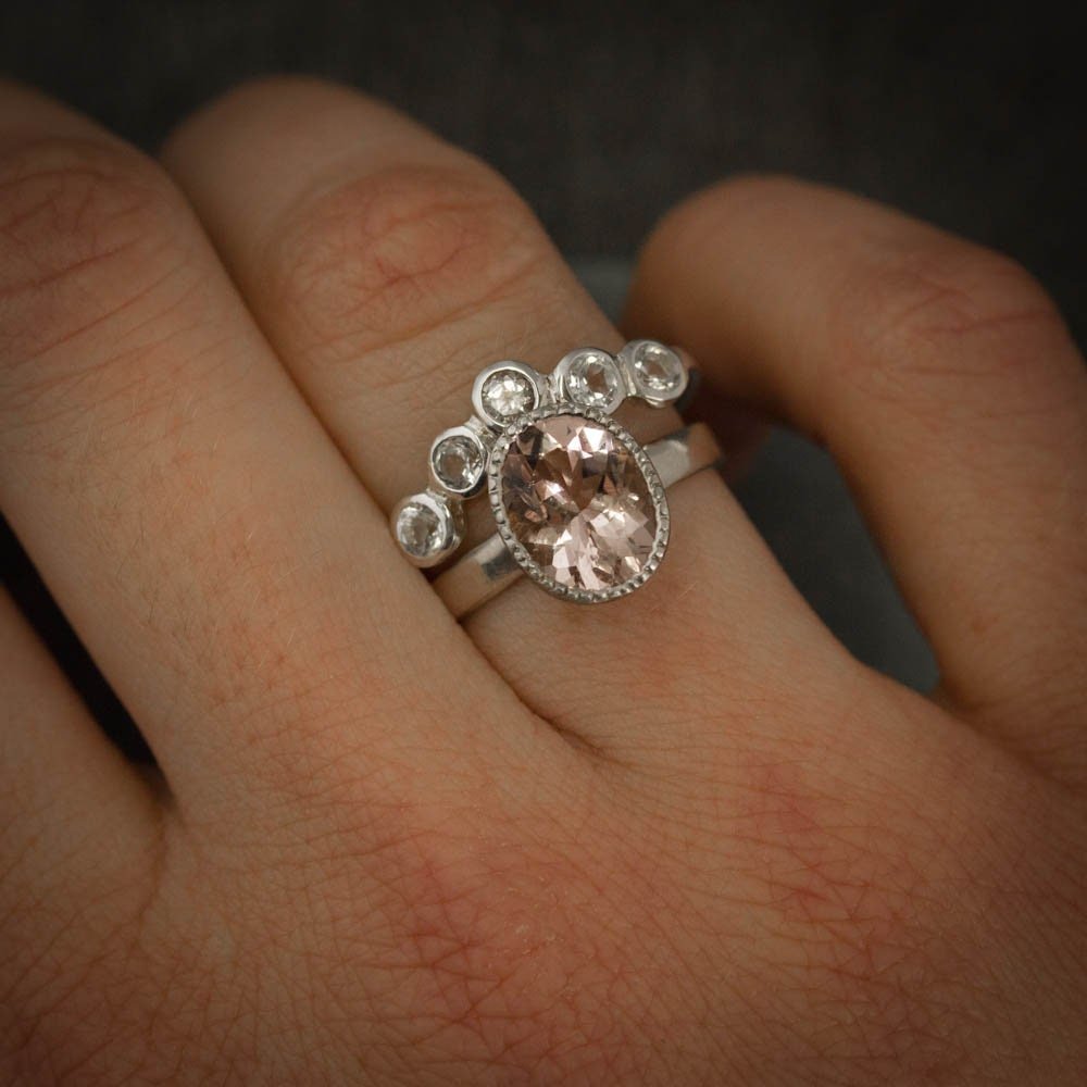 Yellow Citrine Ring Miligrain Detail Ring - Madelynn Cassin Designs