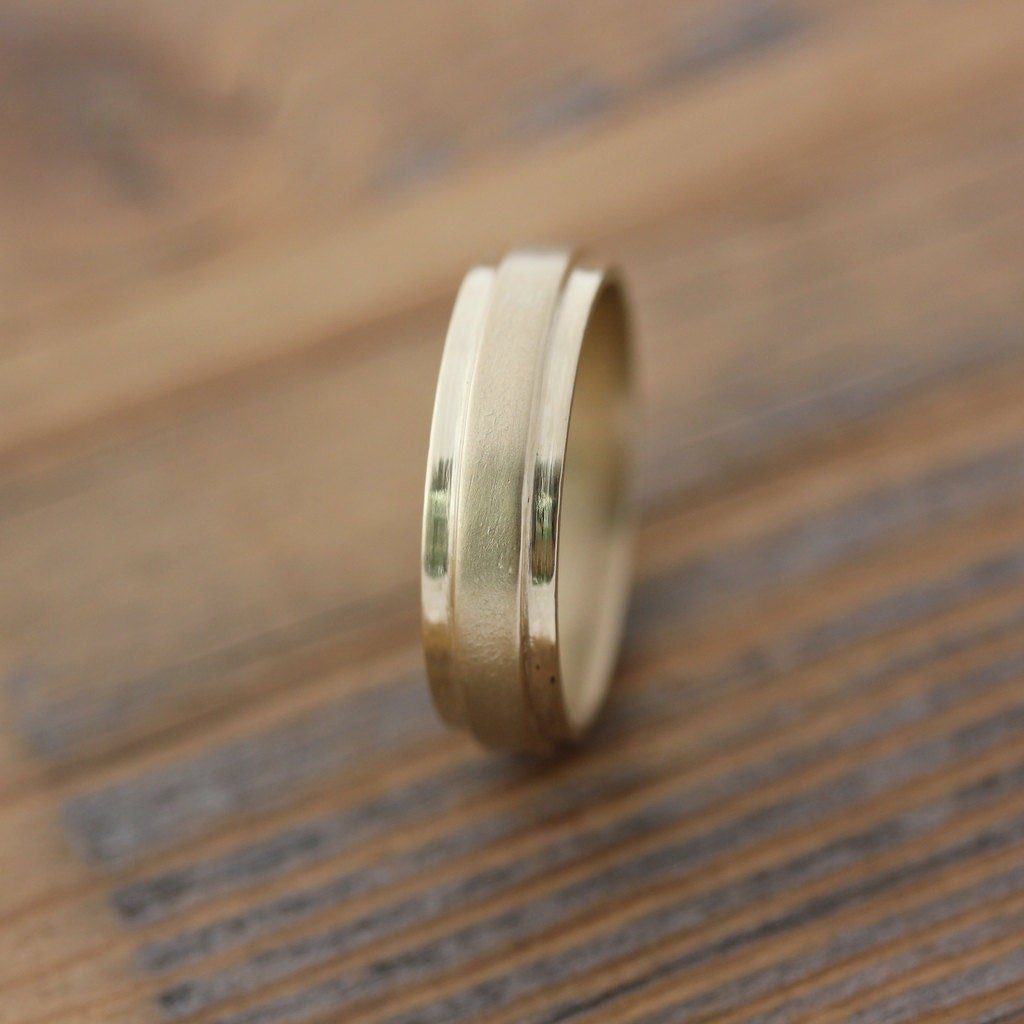 Recycled mens sale wedding bands