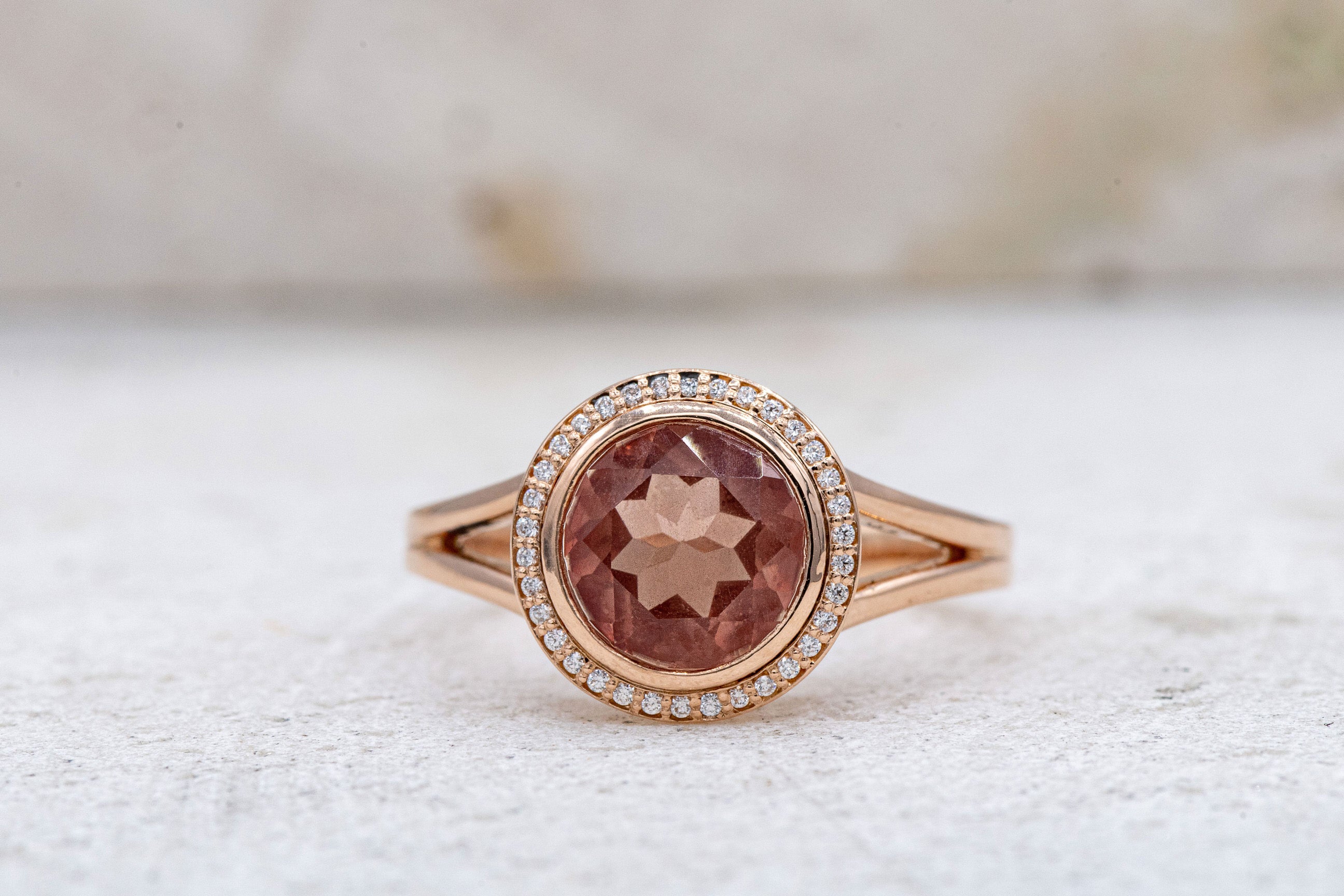 Giada Oregon Sunstone Ring, 14K Gold Ring – Capucinne