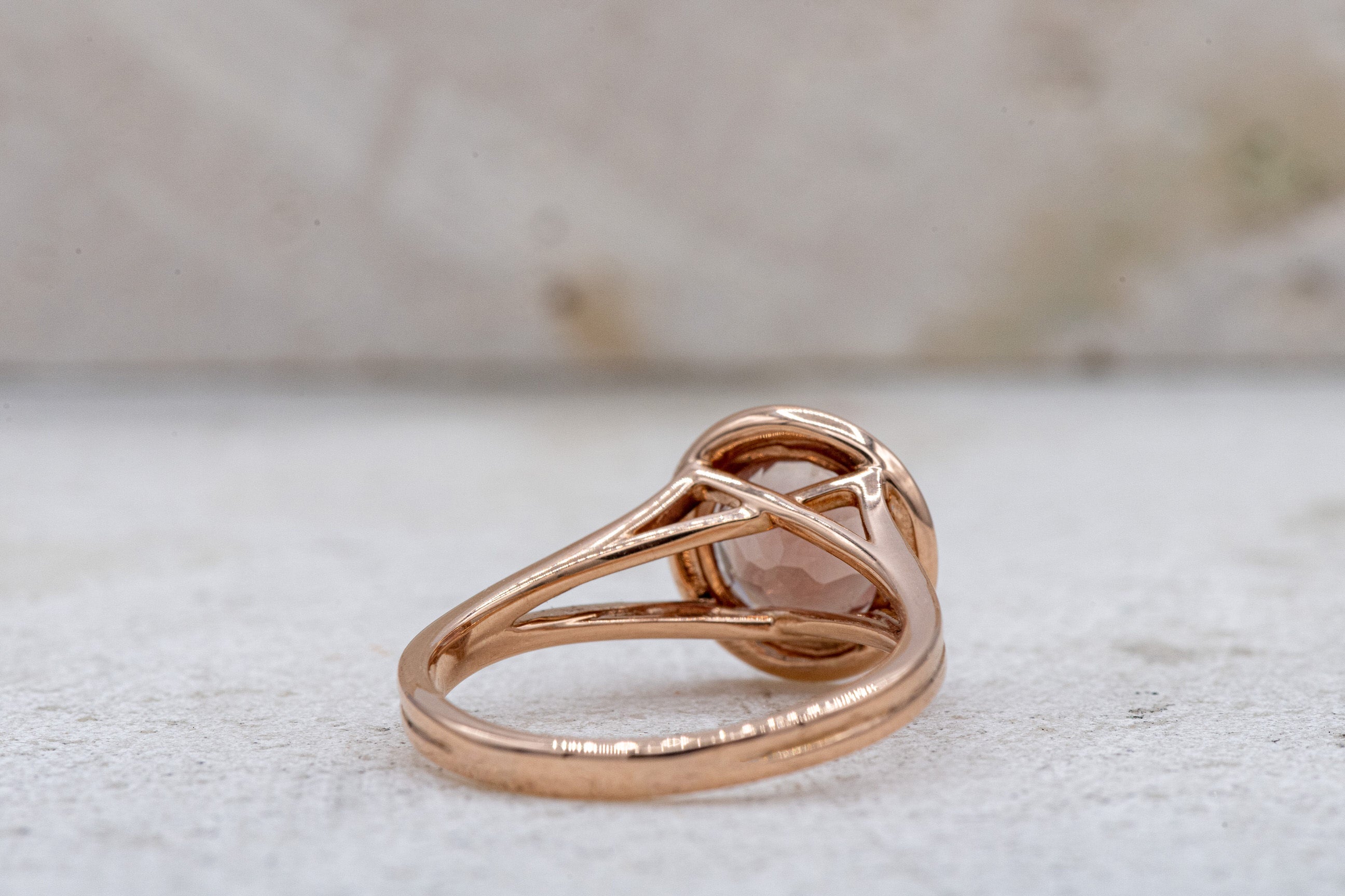 Peachy Oregon Sunstone Ring in Rose Gold – Madelynn Cassin Designs