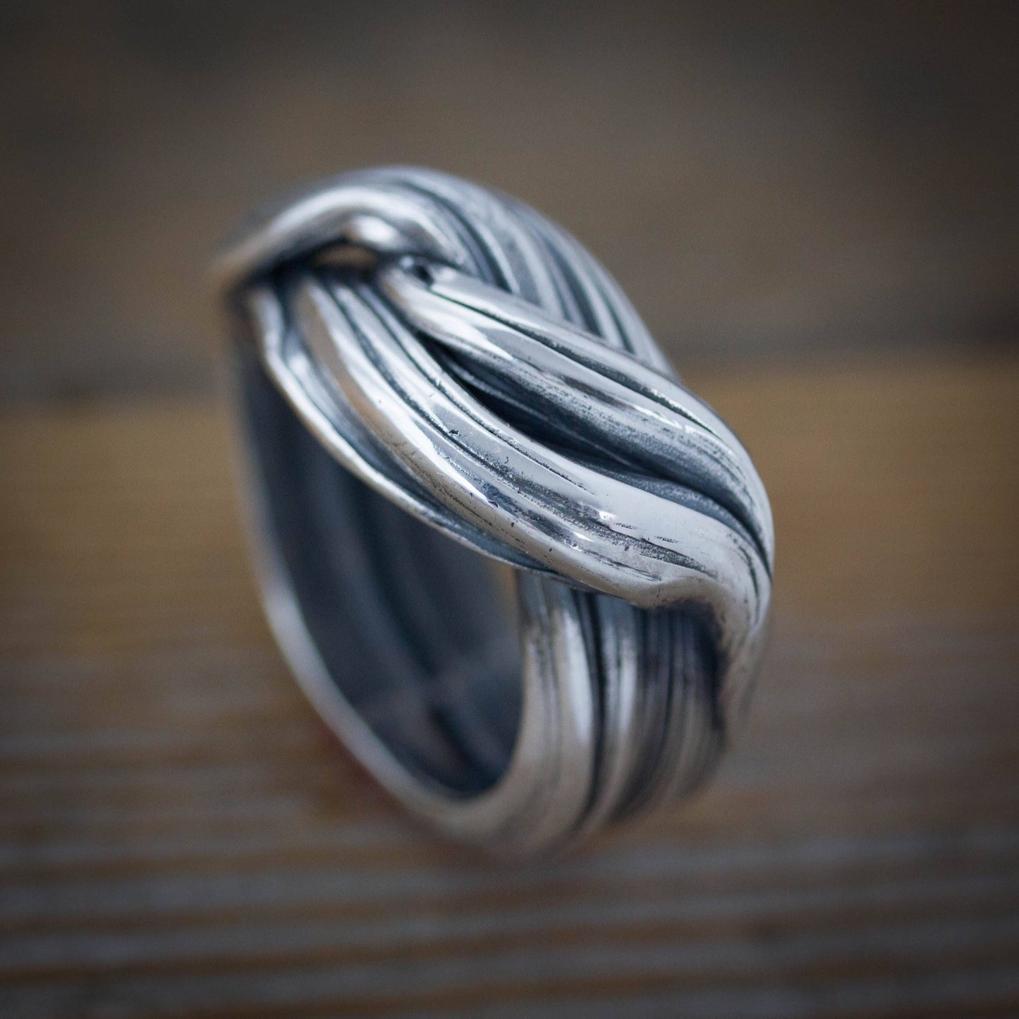 Chic Sterling Statement Wave Ring - Madelynn Cassin Designs