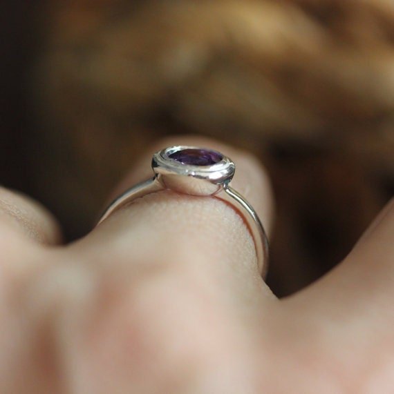 Crystal Clear White Topaz Ring in Sterling Silver - Madelynn Cassin Designs