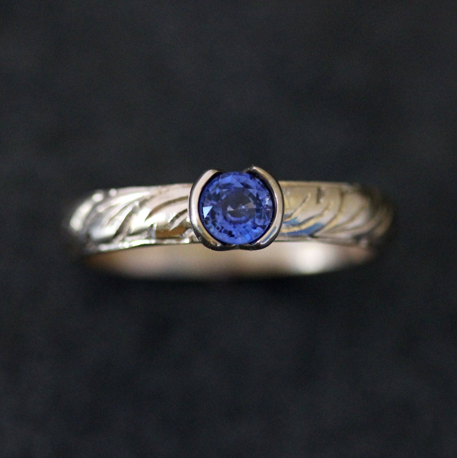 Sapphire Yellow Gold Gemstone Ring - Madelynn Cassin Designs