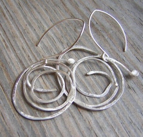 Spiral Dangle Earrings - Madelynn Cassin Designs
